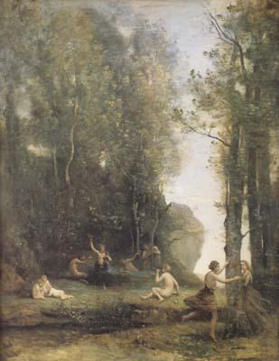 Jean Baptiste Camille  Corot Idylle antique (Cache-cache) (mk11) China oil painting art